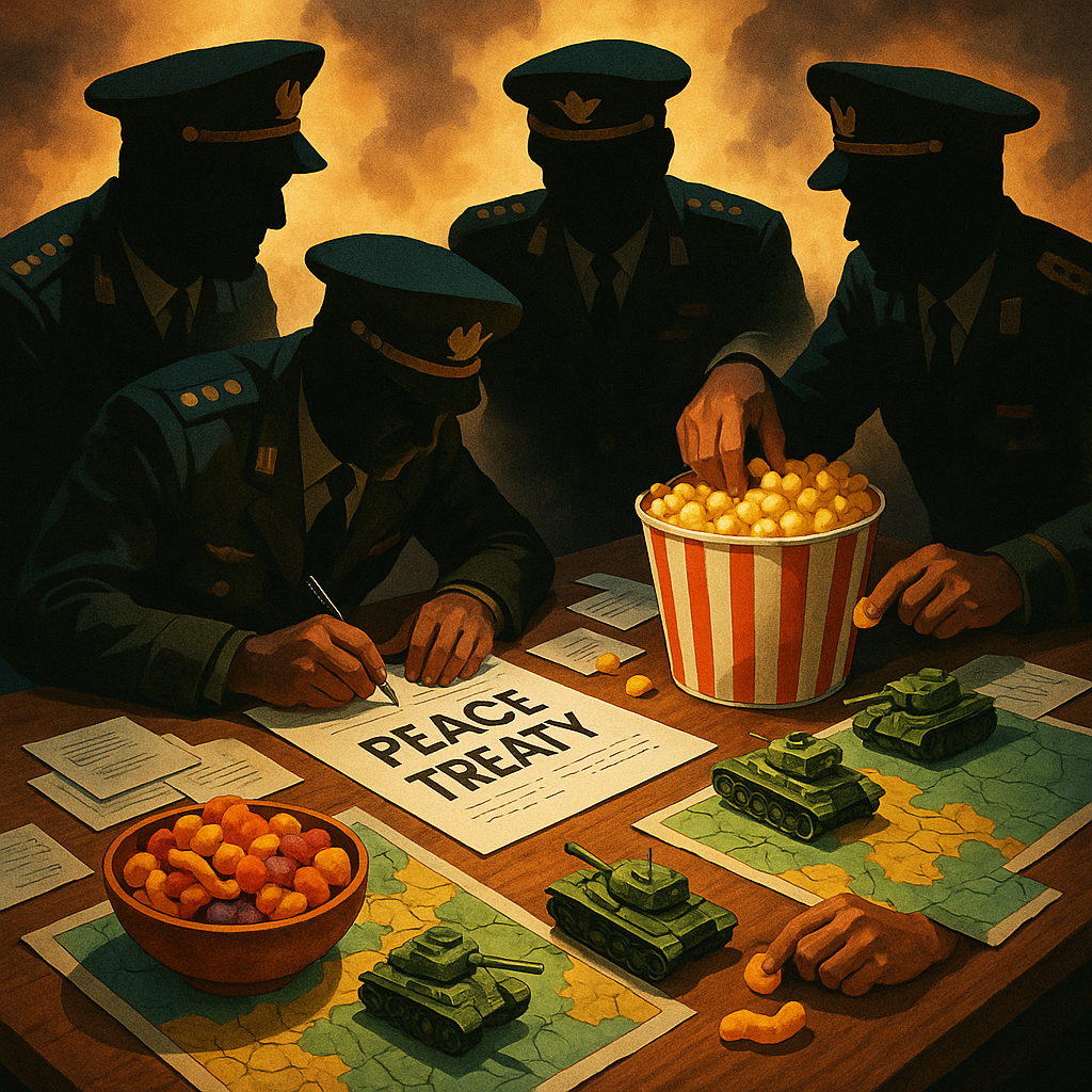 Sign A Totally Over-The-Top Fake Peace Treaty And We’ll Reveal Which Chaotic War-Movie General You Are