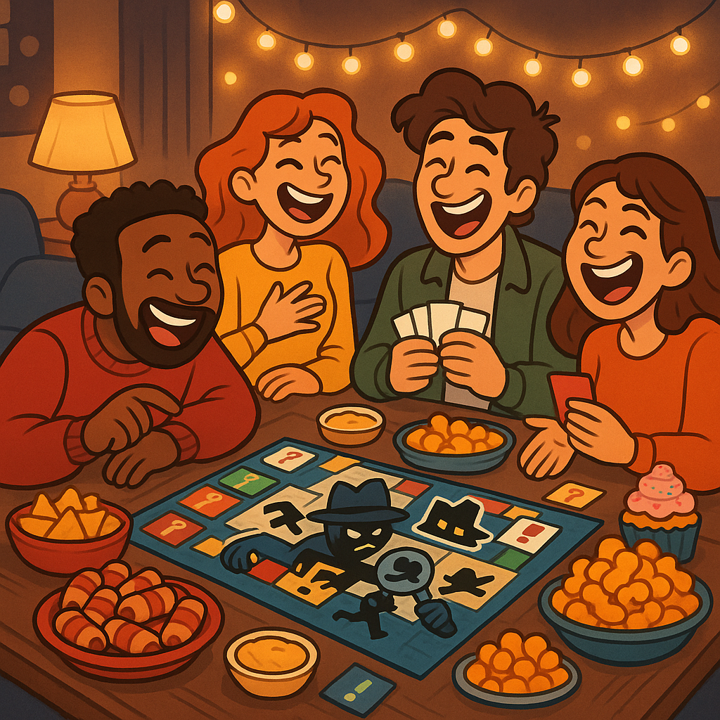 Plan An Unhinged Cozy-Crime Game Night And We’ll Reveal Your Inner Chaotic Cartoon Detective